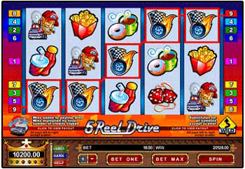 Play 5 Reel Drive at Casino Kingdom