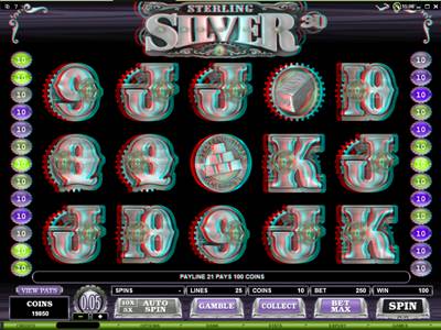 Play Sterling Silver Slot at Platinum Play