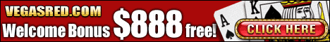 Receive $888 Welcome Bonus at Vegas Red today